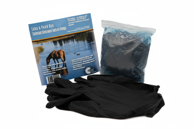 Blue Pond Dye for Lakes / Ponds | Fish Safe | Dry Packs