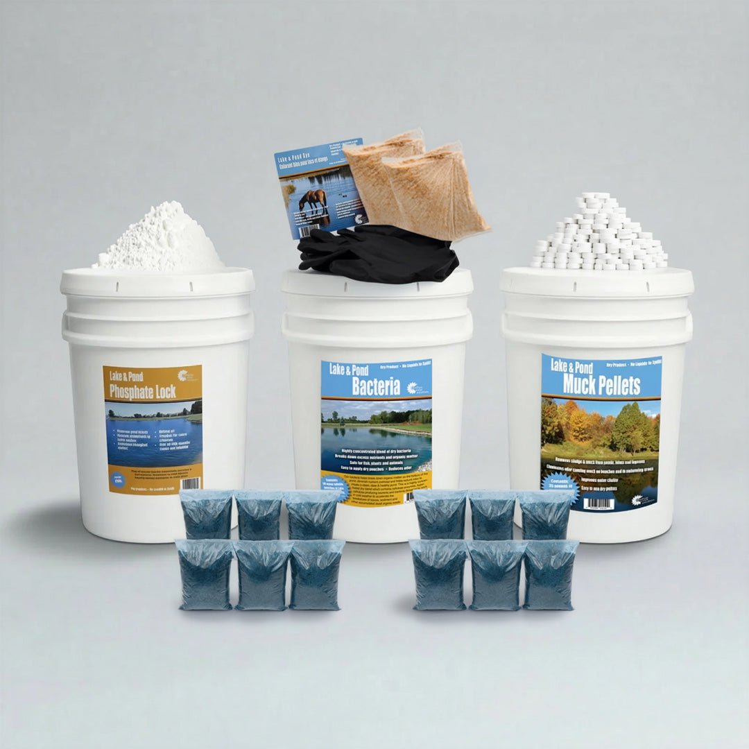 Pond Paradise Bundle: All-Natural Muck & Algae Control Kit