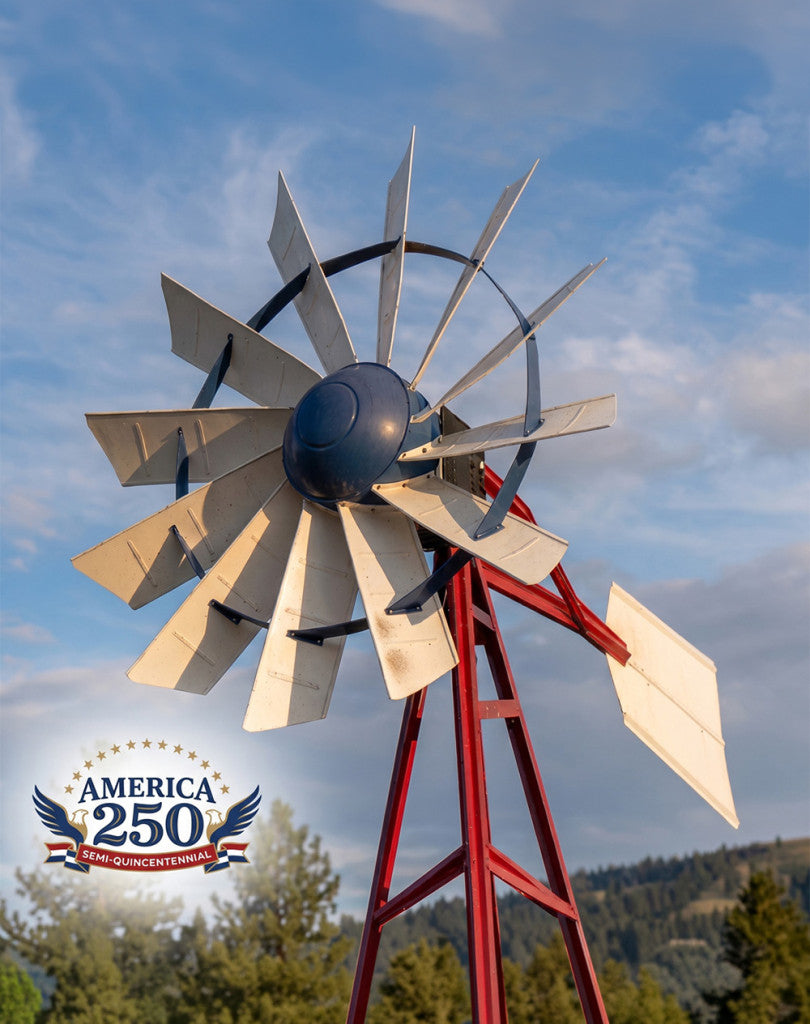 Wood Tower Windmill For Yard | 19 Feet Tall