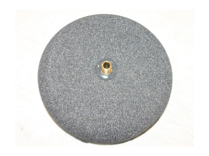 A replacement airstone on a white background.