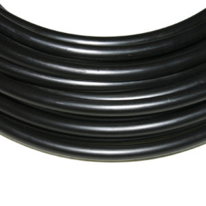 Close up on 3/8″ Non Weighted Poly tubing 100'.
