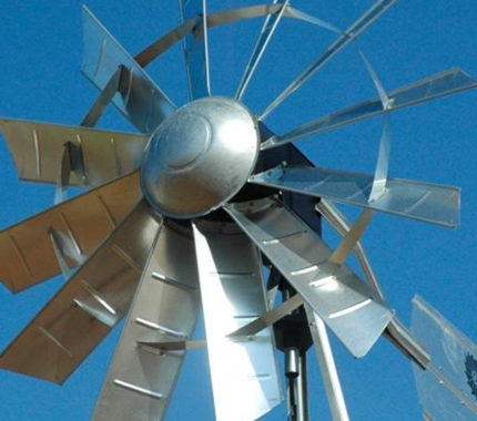 Galvanized Traditional Windmill - Outdoor Water Solutions