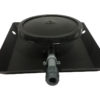 A single 9 inch rubber membrane diffuser with self sinking base.