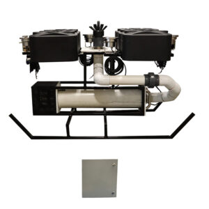 OzarkJet Floating Pond Fountain – 5HP-7.5HP, 3-in-1 Nozzle Displays, Commercial Quality