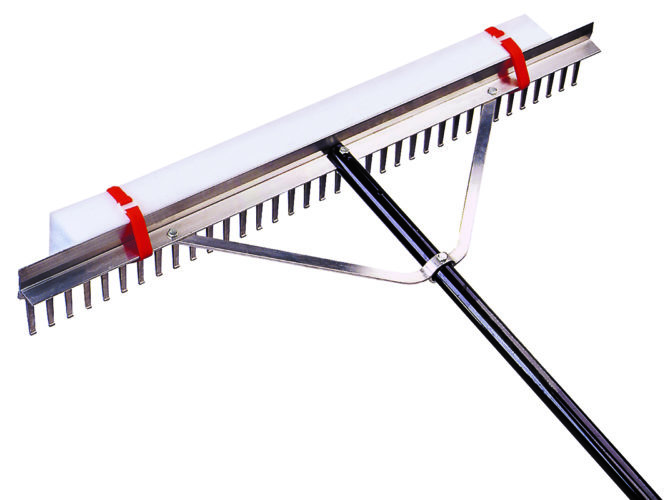 A lake and beach rake.