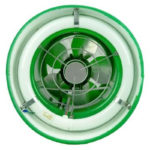 The face of a Bug Light Fish Feeder on a white background.