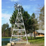 24' Four-Legged Super Premier Windmill Aeration System
