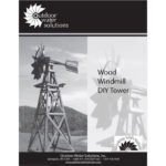 OWS Wood Ornamental Windmill Kit - Galvanized Head