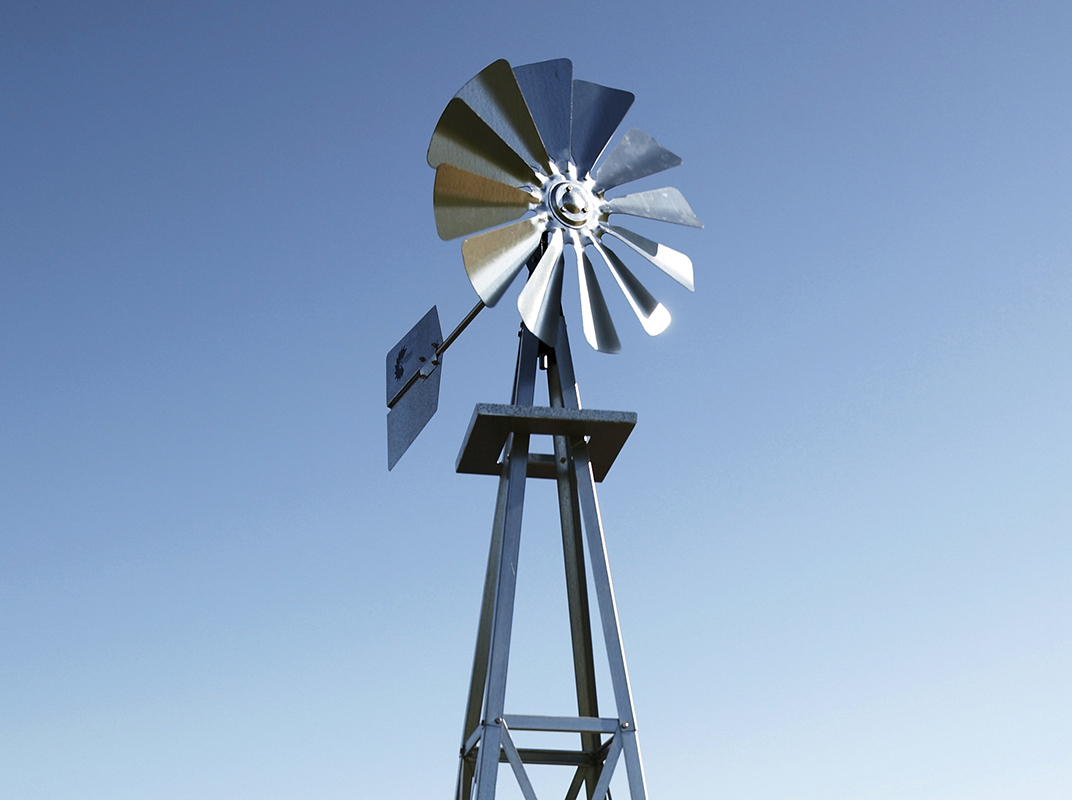 Outdoor Water Solution Windmill 12 Foot Galvanized Sturdy Legs Patio Backyard 