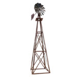 Large Backyard Bronze Windmill