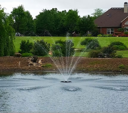 Floating Pond Fountain Eco Line - Outdoor Water Solutions