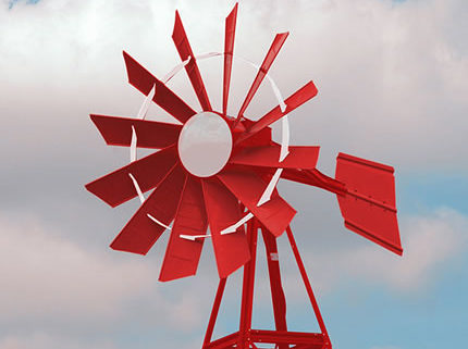 Powder Coat Windmills - Outdoor Water Solutions