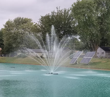 Solar Powered Pond Fountain 