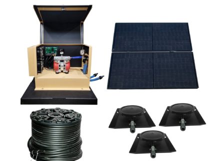 24v DD Solar Aerators < 20′ Depth - Outdoor Water Solutions