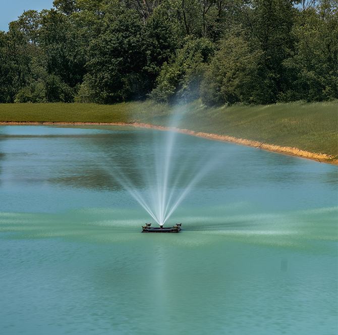 Eco Line ½ HP Display Fountain - Outdoor Water Solutions