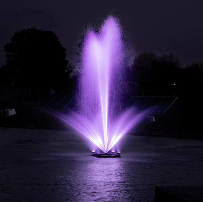 OzarkJet 5–7.5 HP Display Fountain - Outdoor Water Solutions